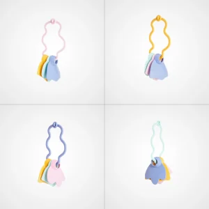 Hochets Pastel - Asst x4