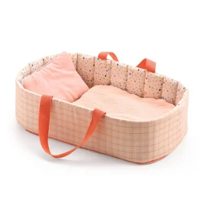 Berceau Pink Lines pour poupée Pomea