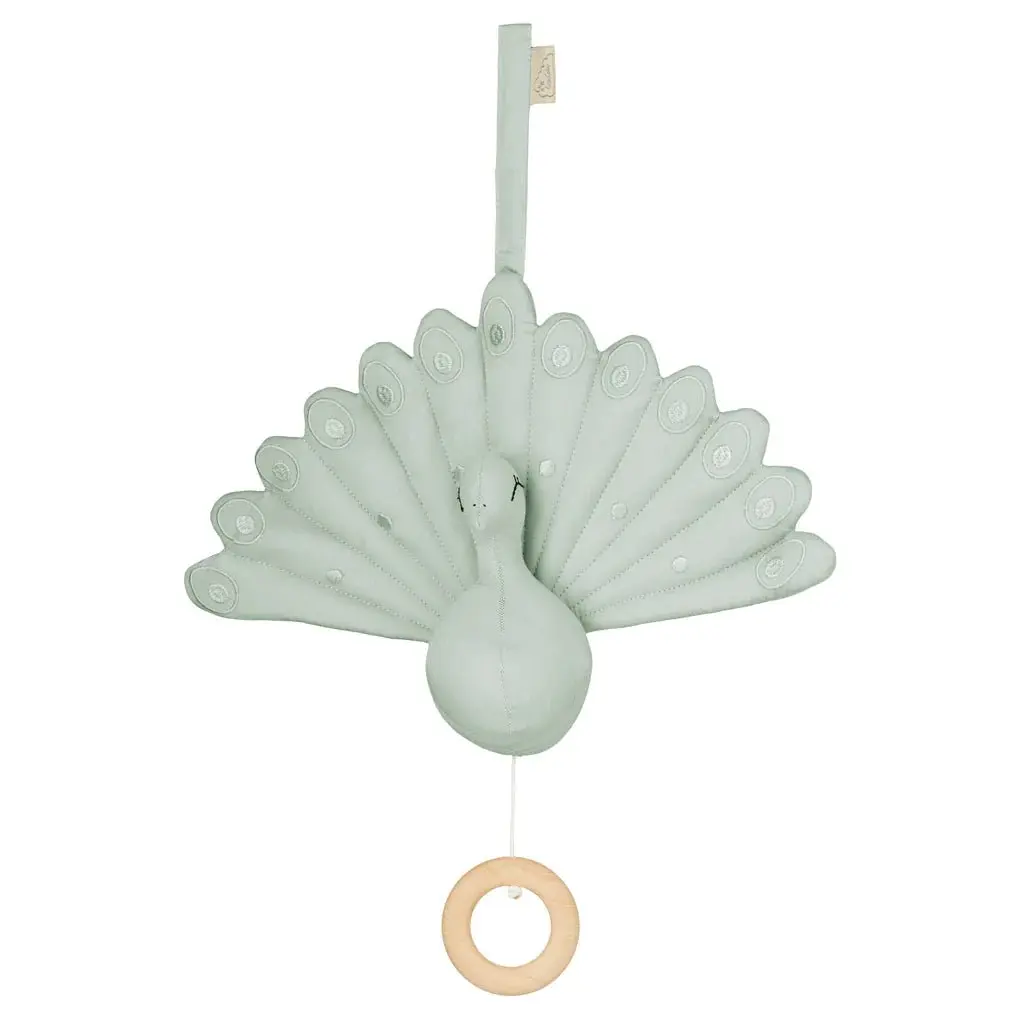Mobile Musical Paon - Vert Sauge