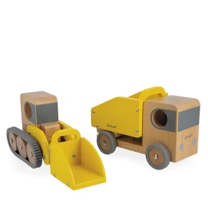 Camion-benne et pelleteuse Bolid