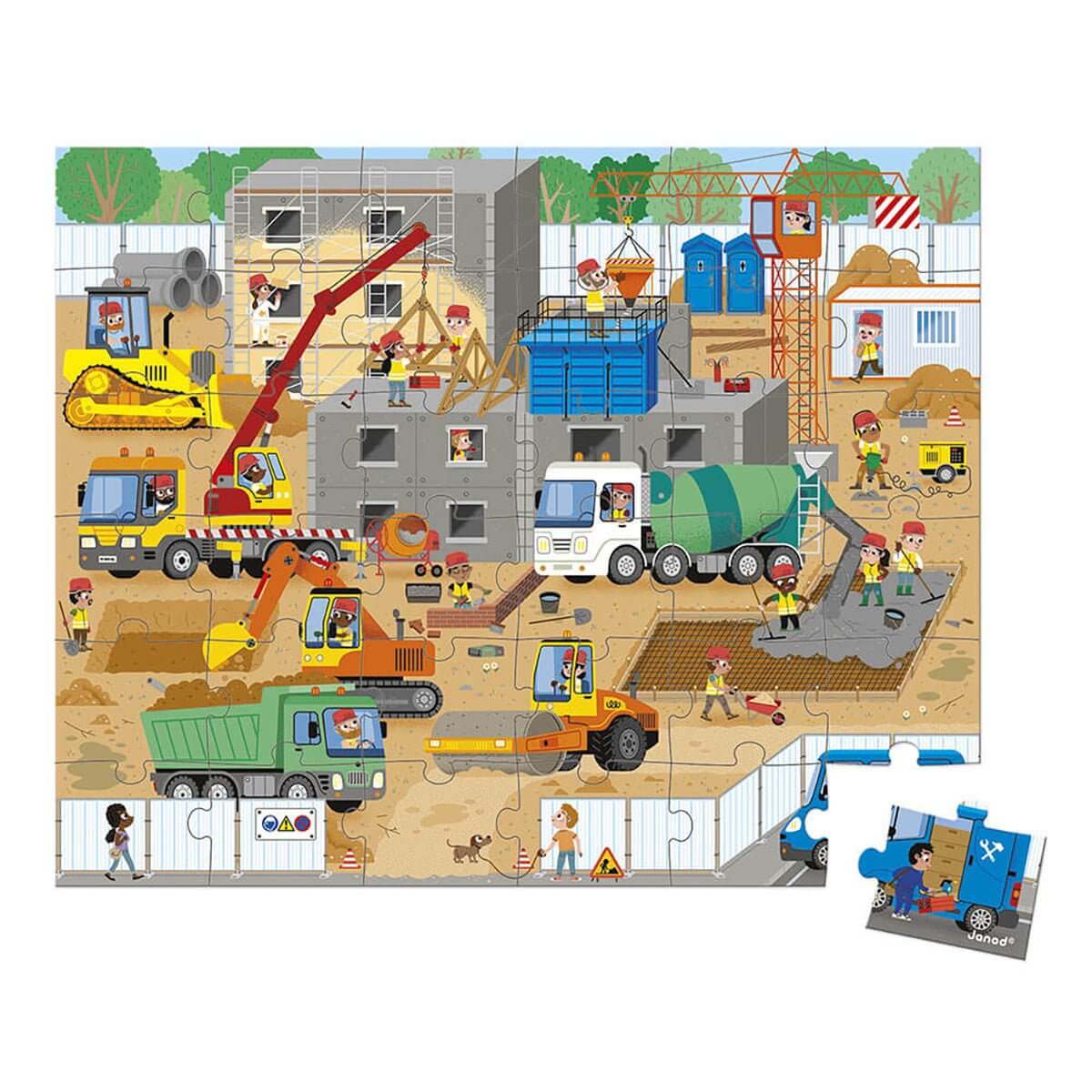 Casse-tête - Chantier de construction (36 pcs)