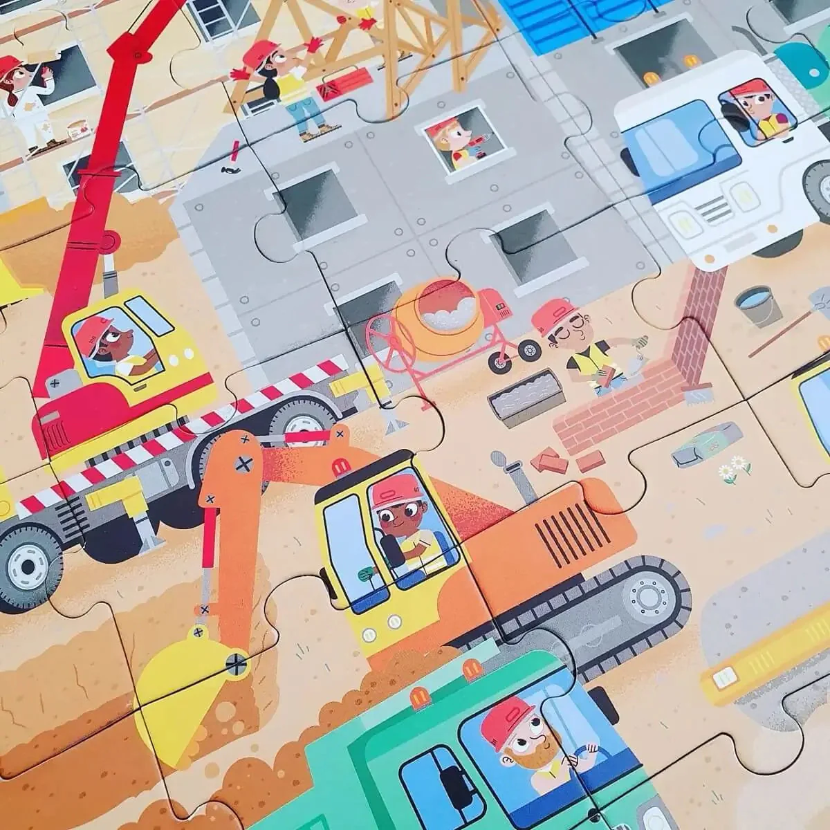 Casse-tête - Chantier de construction (36 pcs) – Image 2