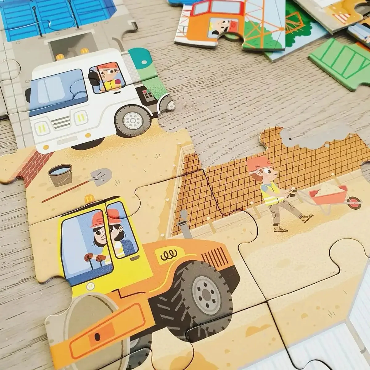 Casse-tête - Chantier de construction (36 pcs) – Image 4