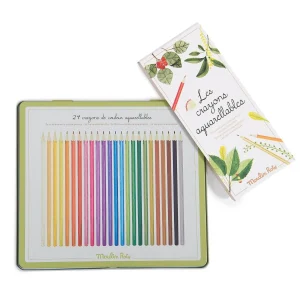 Coffret de 24 crayons aquarelles Jardin du Moulin