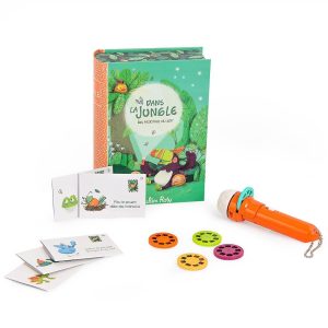 Coffret lampe à histoires Dans la jungle