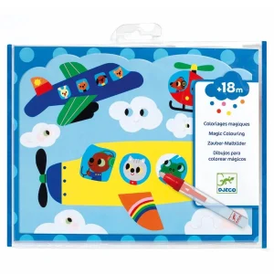 Coloriage à l'eau - Caché dans le ciel