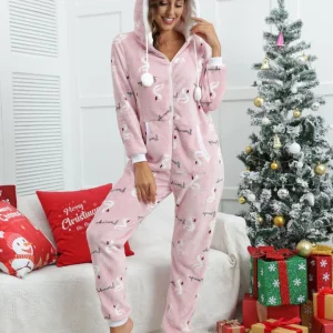 Combinaison Hiver Flanelle Femme