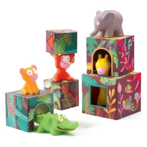 Cubes d'empilage Maxi Topanijungle