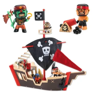 Ensemble Arty Toys: Ze Pirat Boat + figurines & canon