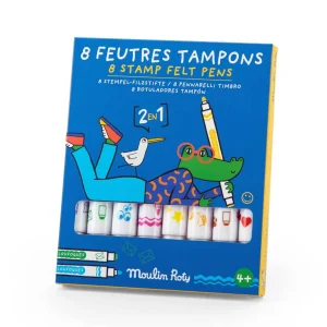 Feutres tampons 2-en-1 Les Loufoques