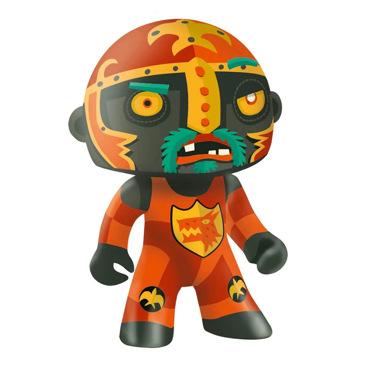 Figurine chevalier Baldy & catapulte – Image 3