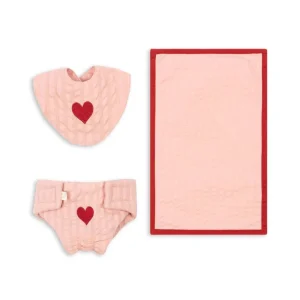 Ensemble De Chambre De Poupée - Rose Douce