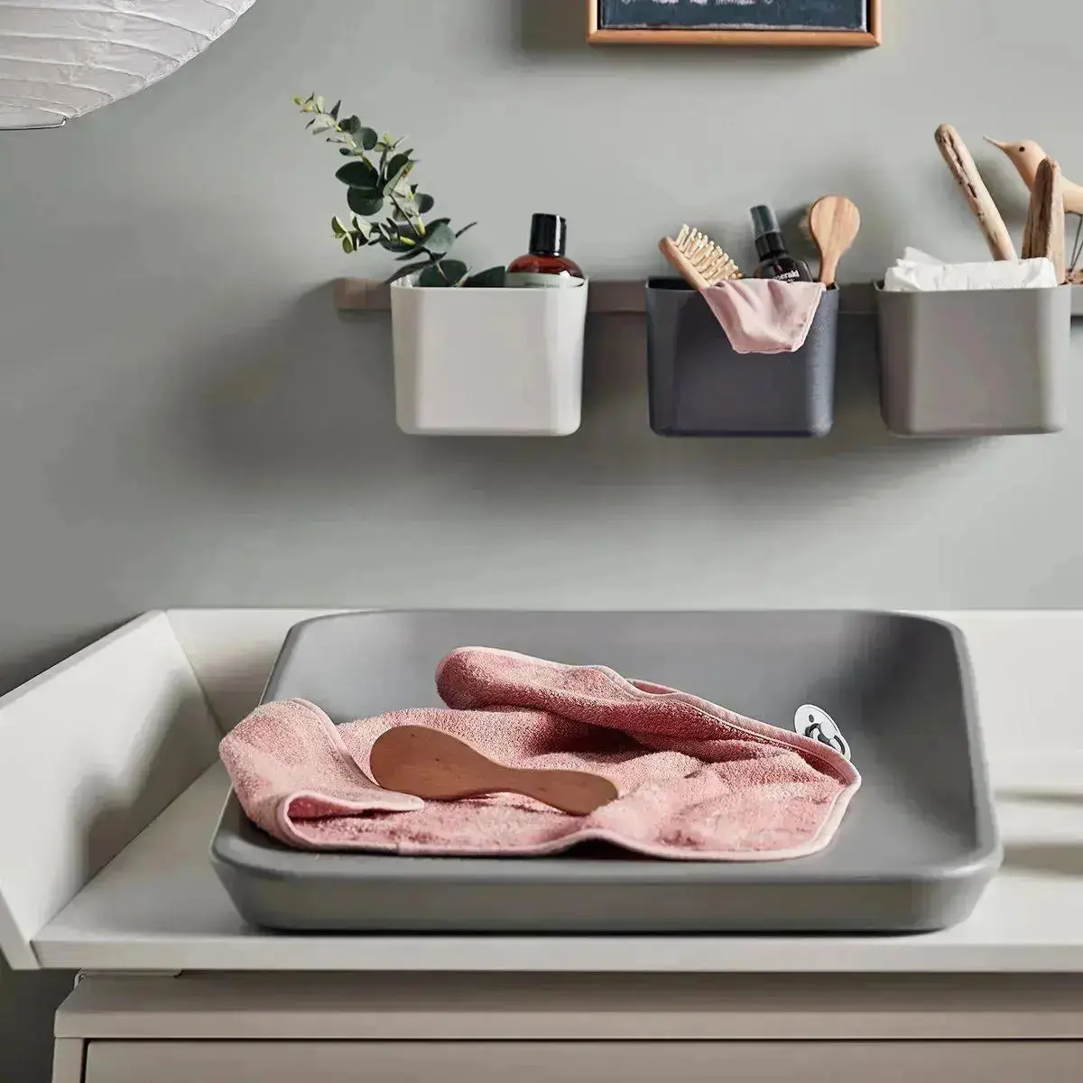 Commode 3 Tiroirs Luna™, Blanc/chêne – Image 4