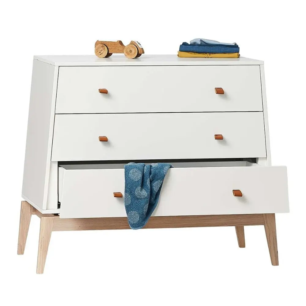 Commode 3 Tiroirs Luna™, Blanc/chêne – Image 5