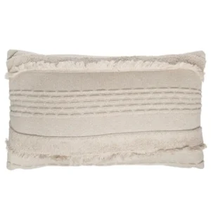 Coussin Tricot Air Dune Blanc
