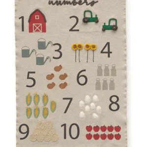 Décoration Murale à Suspendre - Numéros de Ferme