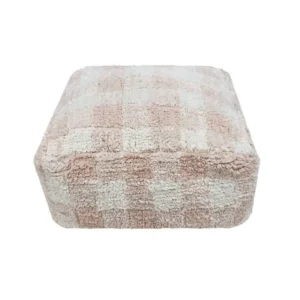 Pouf Vichy Rose
