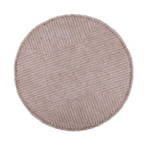 Tapis En Laine Lavable Rose Thé