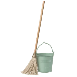 Seau Et Serpillère - Miniature, Pour Souris Maileg