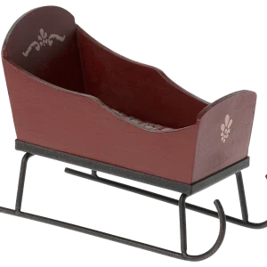 Traineau, Mini, Pour Souris Maileg - Rouge