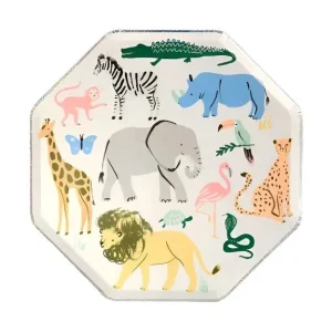 Assiettes Animaux Du Safari