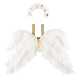 Déguisement Ailes D'ange En Tulle Avec Couronne D'étoiles