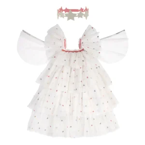 Déguisement D'Ange En Tulle Avec Couronne