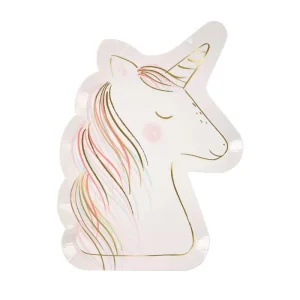 Grande Assiette Licorne - Set de 8
