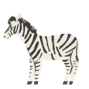 Serviettes De Table Safari Zebra - Set de 20
