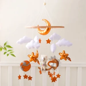 Mobile Bébé Astronaute et Petites étoiles