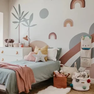 Le Roitelet Abstrait Papier Peint Mural