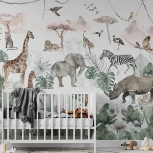 Murale Papier Peint Jungle Paradisiaque