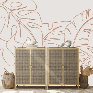 Papier Peint Chambre Enfant Feuille De Palmier Monstera