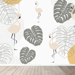 Papier Peint Chambre Enfant Flamant