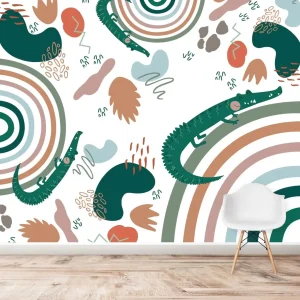 Papier Peint Chambre Enfant Quoi De Neuf Croc