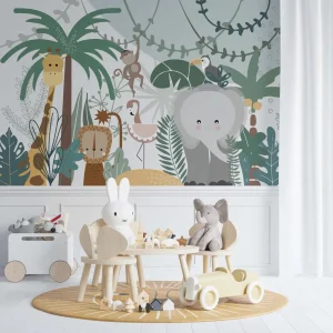 Papier Peint Chambre Enfant Safari
