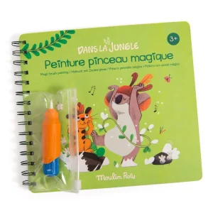 Peinture pinceau magique Dans la jungle