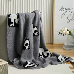 Plaid Flanelle Motif Panda