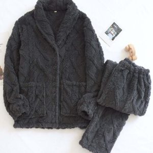 Pyjama Polaire Épais Homme