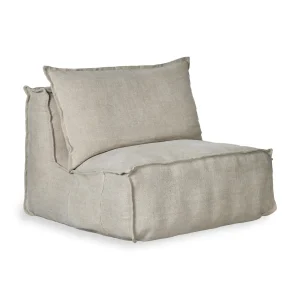 Chaise Longue En Lin