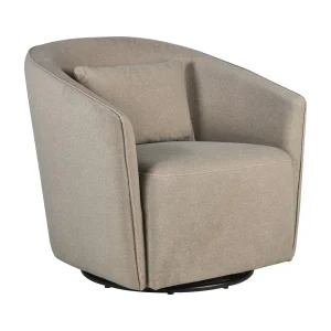 Fauteuil Gomi - Swivel & Gliding Chair - Mohair Latte