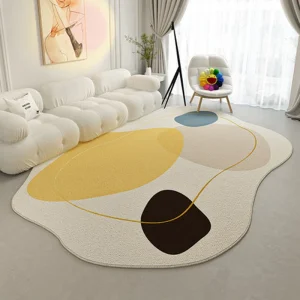 Tapis Doux Forme Irrégulière