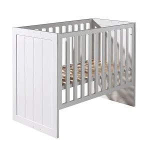 Lit Bébé ERIK 60x120cm Blanc