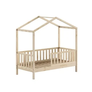 Lit Cabane Junior DALLAS 70x140cm Naturel