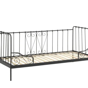 Lit Capitaine ALICE 90x200 cm Noir