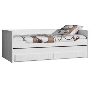 Lit Capitaine ROBIN 90 X 200 Cm Blanc