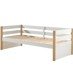 Lit Capitaine(90) MARGRIT 90 X 200 Cm Blanc