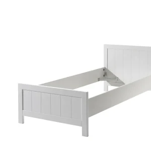 Lit ERIK 90x200cm Blanc