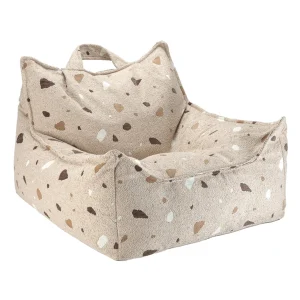 Fauteuil Pouf Terrazzo - Sable